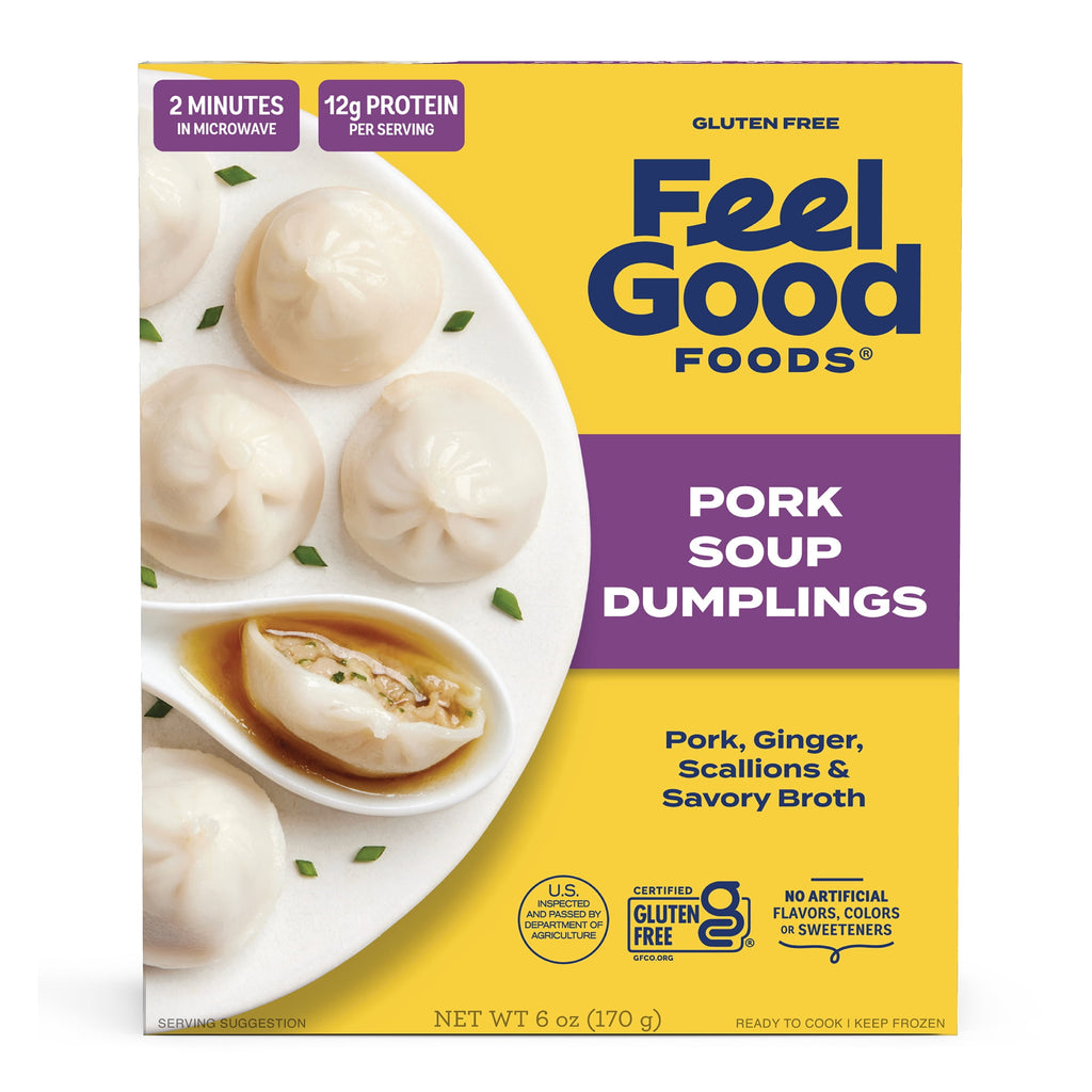 Feel Good Foods Gluten-Free Pork Soup Dumplings Frozen 6 Oz