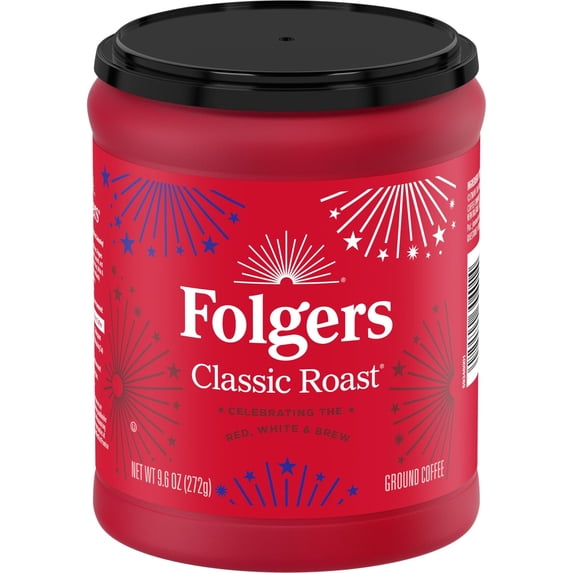 Folgers Classic Roast Medium Roast Ground Coffee Limited Edition Canister 9.6 oz