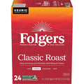 Folgers Classic Roast Medium Roast Coffee Keurig K Cup Pods 24 Count