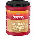 Folgers French Vanilla Artificially Flavored Medium Roast Ground Coffee 9.6 oz Canister