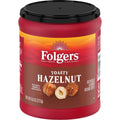 Folgers Toasty Hazelnut Artificially Flavored Ground Coffee 9.6 oz Canister