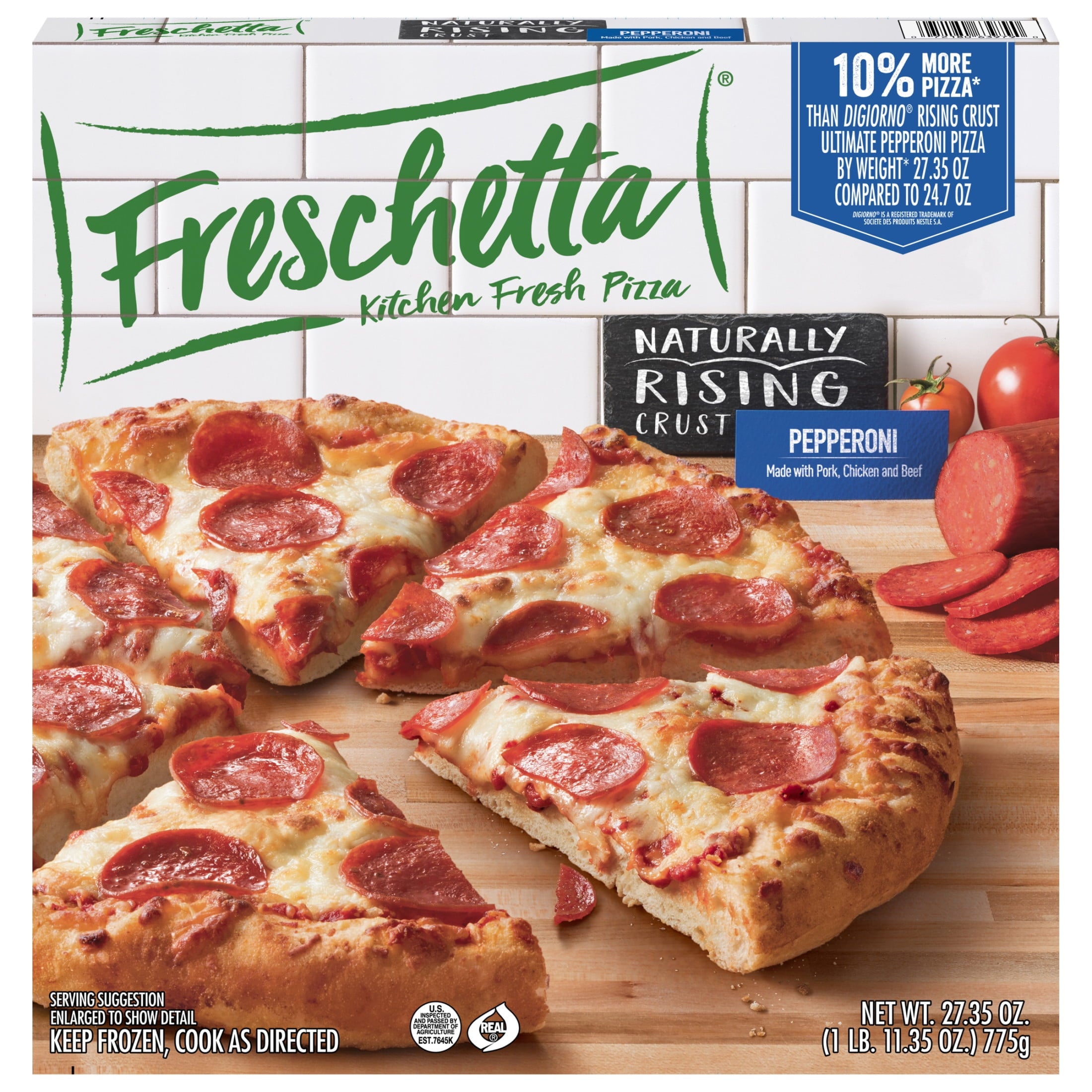 Freschetta Naturally Rising Crust Pepperoni Frozen Pizza 27.34 Oz