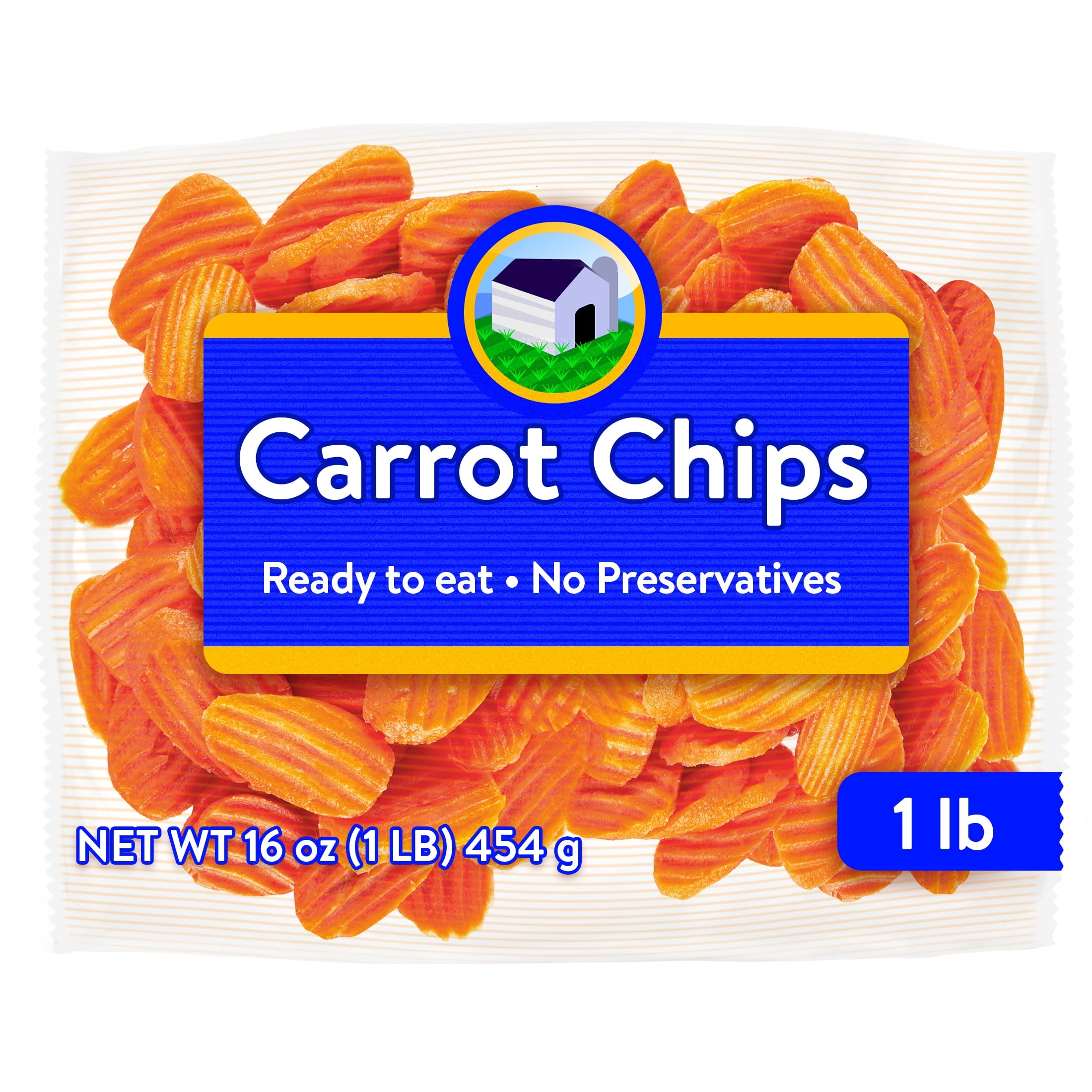 Fresh Carrot Chips 1 Lb Bag