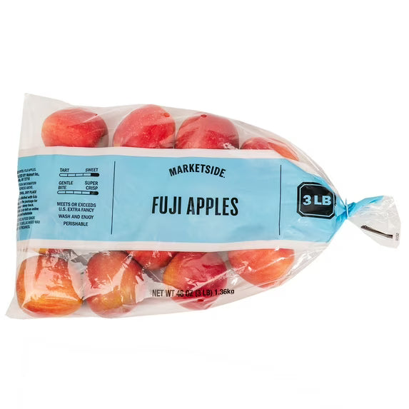 Fresh Fuji Apples, 3 lb Bag