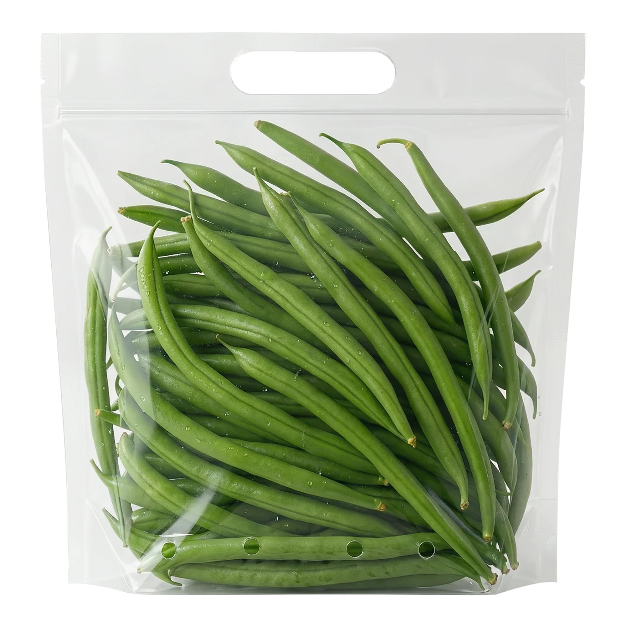 Fresh Whole Green Beans Bag 26.5 Oz