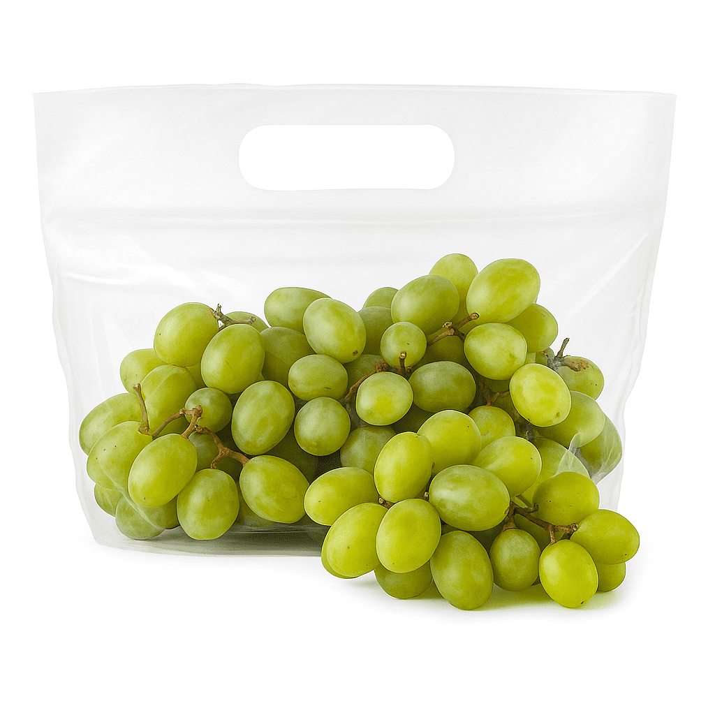 Fresh Green Seedless Grapes 2.25 Lb Bag