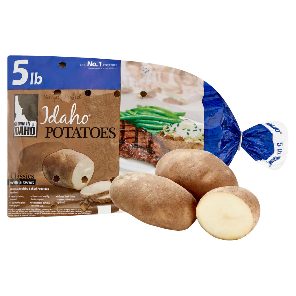 Fresh Idaho Russet Potatoes 5 Lb Bag