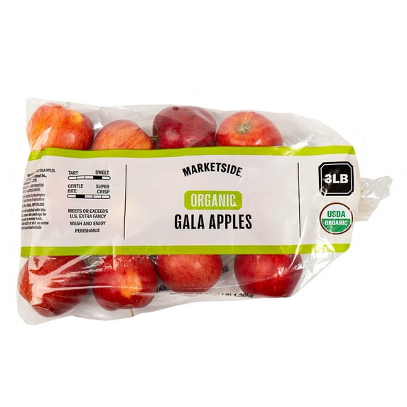 Marketside Organic Gala Apples 3 Lb Bag