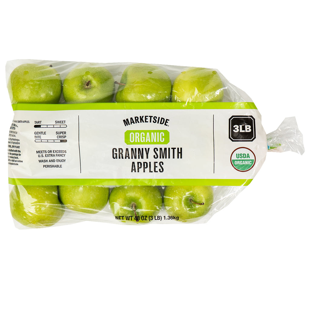 Marketside Organic Granny Smith Apples 3 Lb Pouch