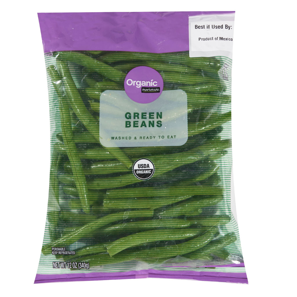 Fresh Organic Green Beans 12 Oz Bag