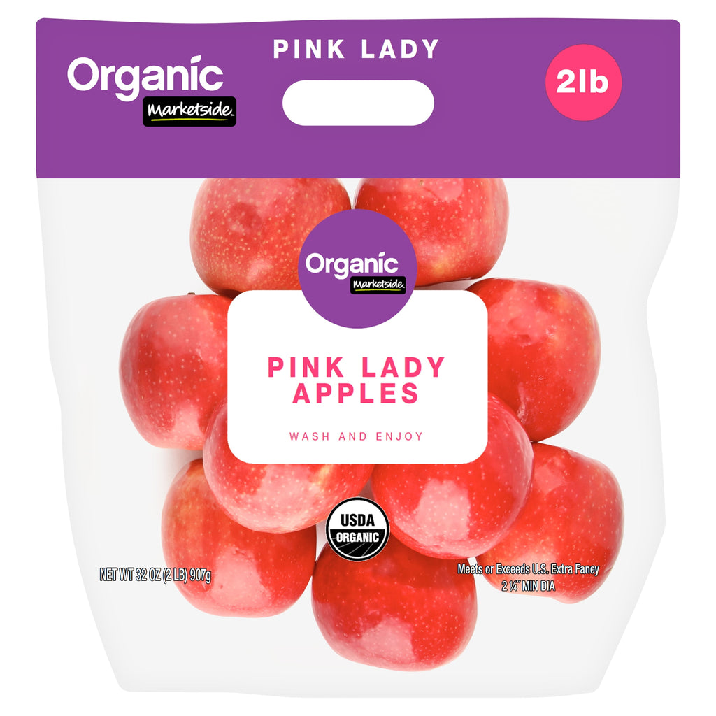 Marketside Organic Pink Lady Apples 2 Lb Pouch