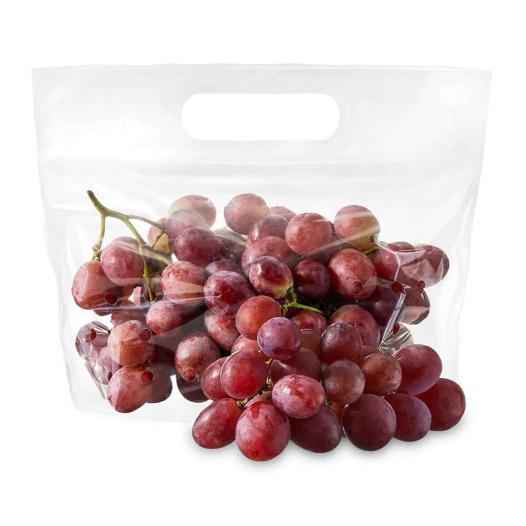 Fresh Red Globe Seeded Grapes 2.25 Lb Bag