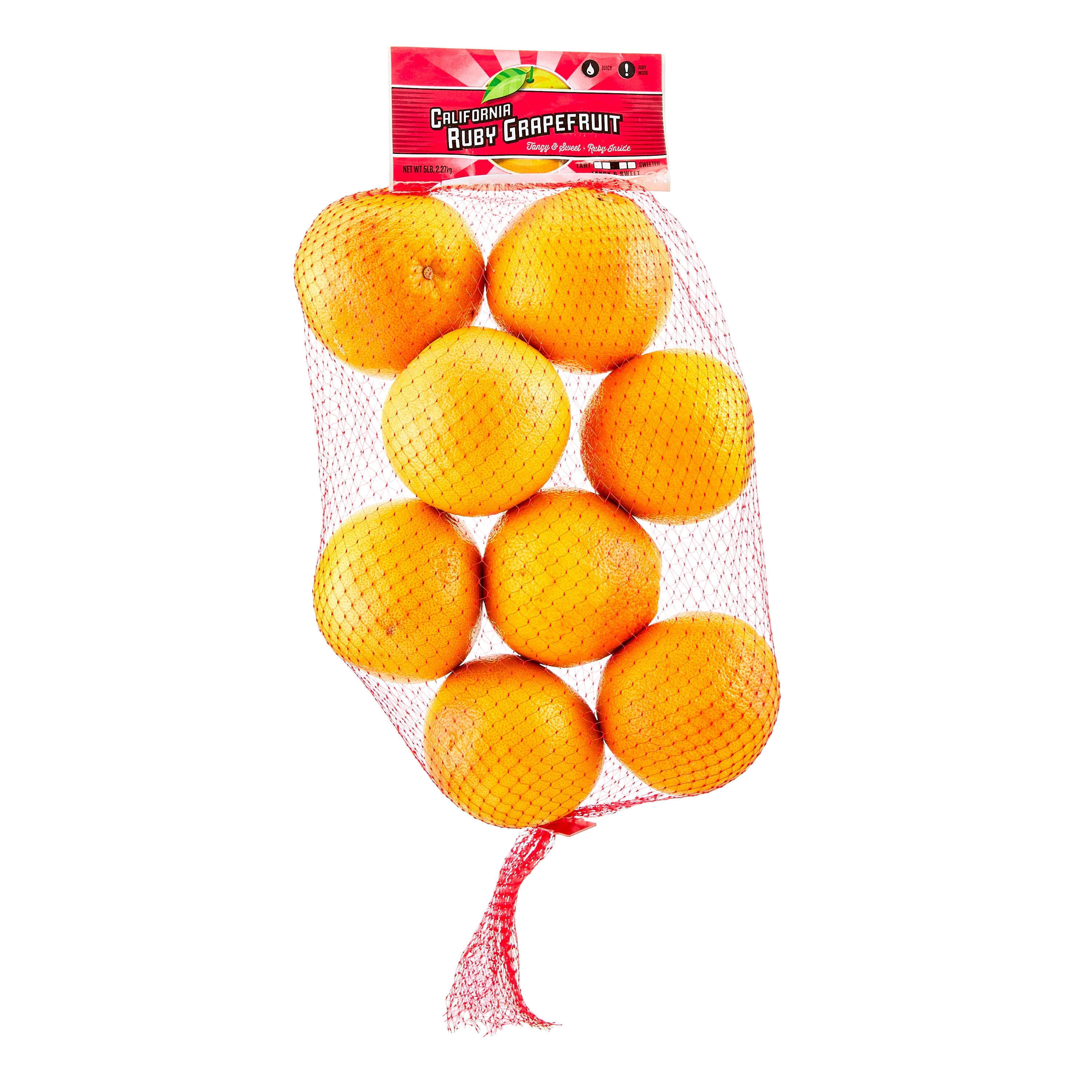 Fresh Red Grapefruit 5 Lb Bag