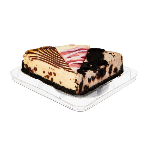 Chocolate Variety Cheesecake Slices 12 Oz 3 Count Freshness Guaranteed