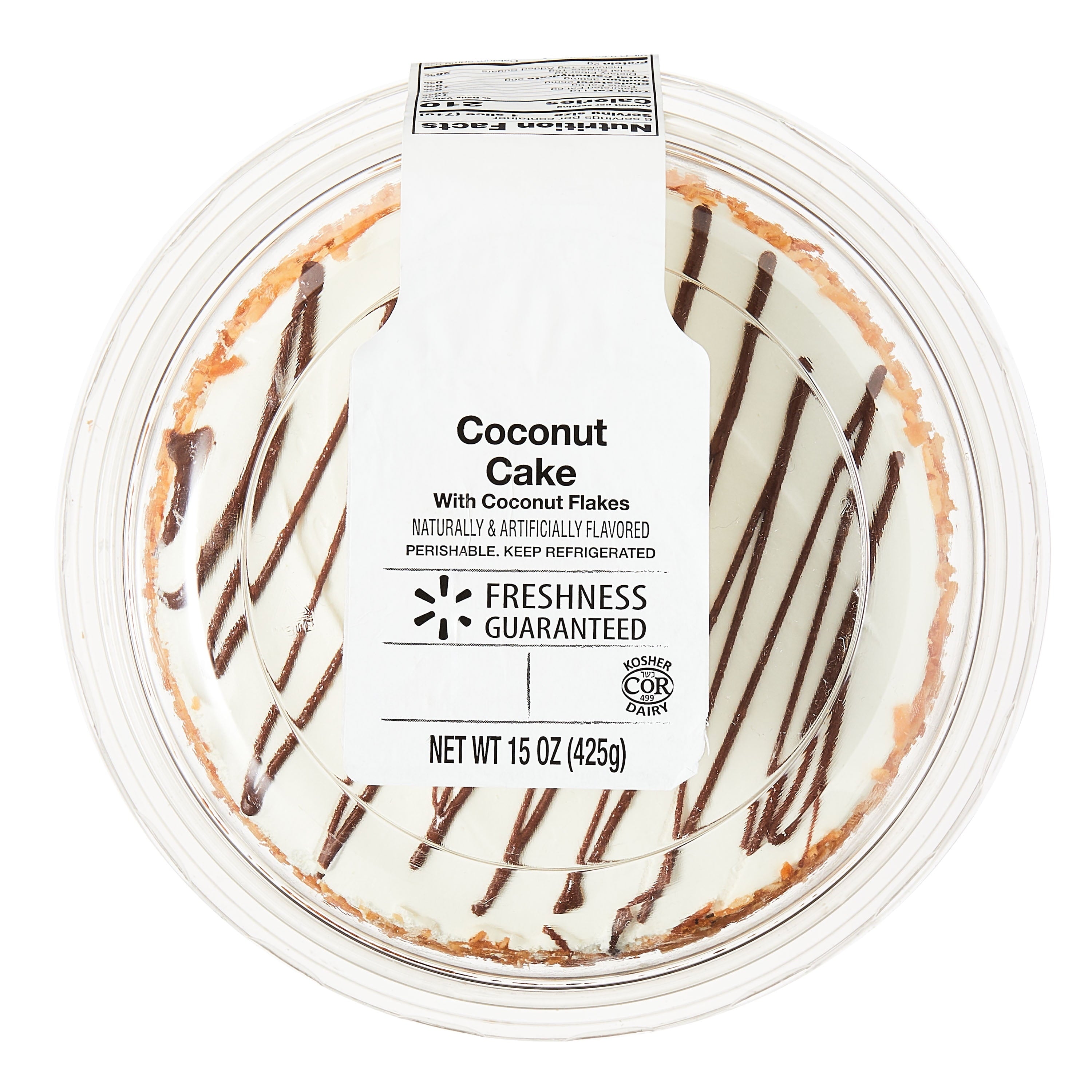 Coconut Cake with Coconut Flakes 15 Oz 1 Count Freshness Guaranteed