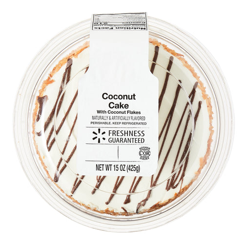 Coconut Cake 15 Oz 6 Servings Freshness Guaranteed