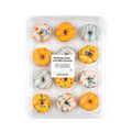 Birthday Cake Iced Mini Donuts 8 Oz 12 Count Freshness Guaranteed