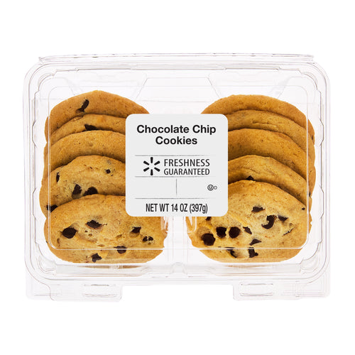 Chocolate Chip Baked Cookies 14 Oz 10 Count Freshness Guaranteed