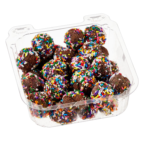 Chocolate Donut Holes with Sprinkles 14 Oz 28 Count Freshness Guaranteed