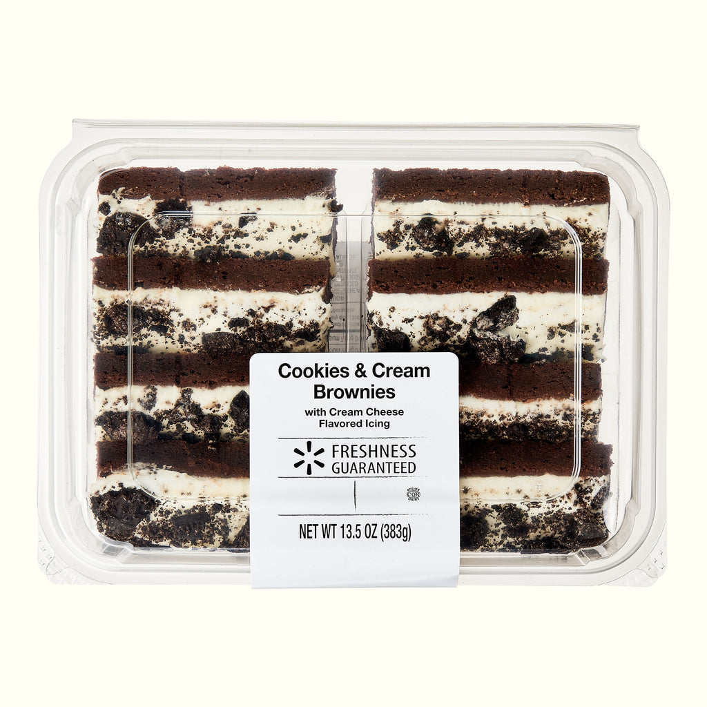 Cookies & Cream Soft Baked Brownies 13.5 Oz 8 Count Freshness Guaranteed