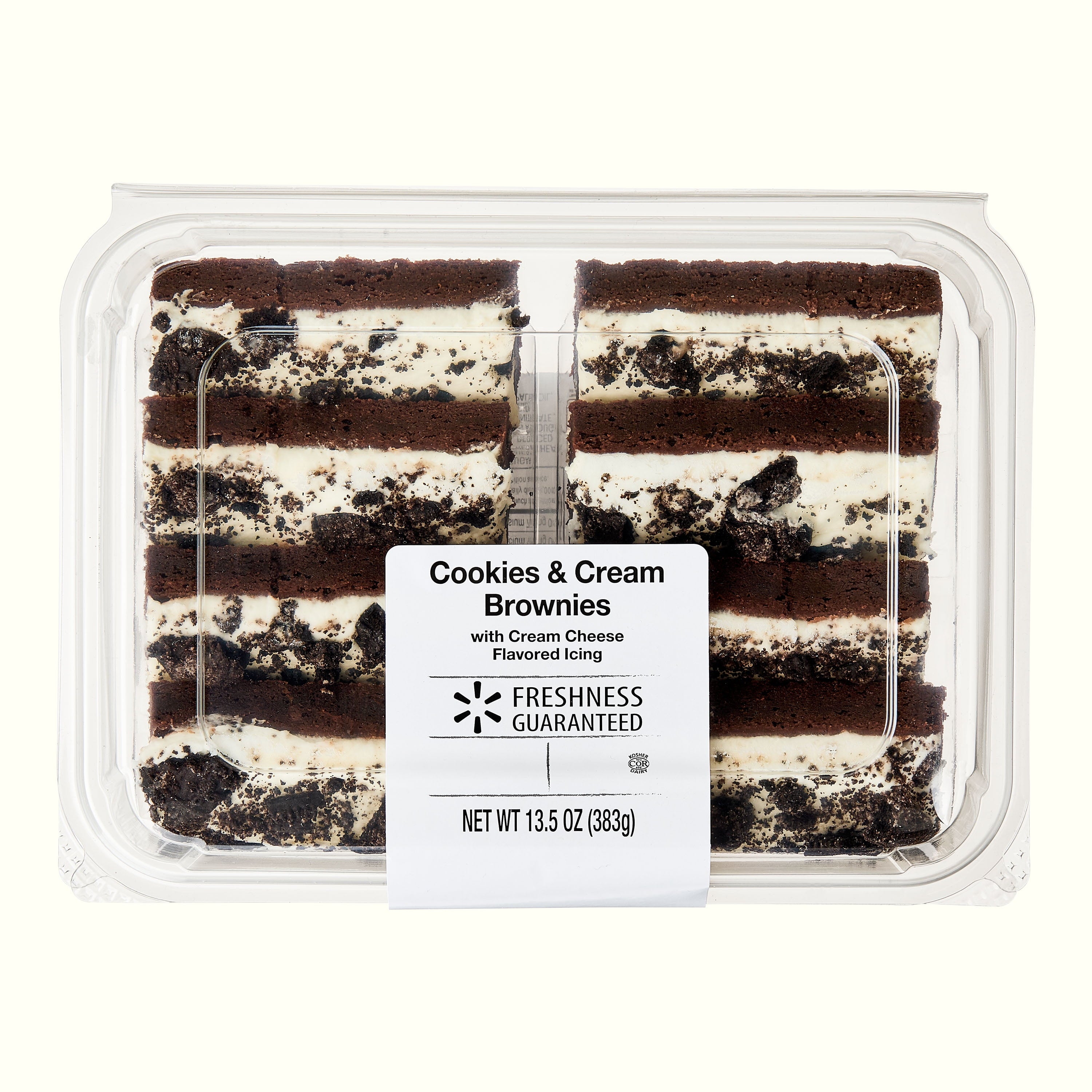 Cookies & Cream Soft Baked Brownies 13.5 Oz 8 Count Freshness Guaranteed