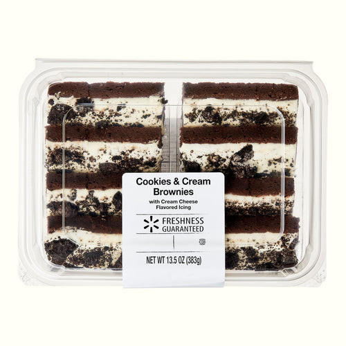 Cookies & Cream Soft Baked Brownies 13.5 Oz 8 Count Freshness Guaranteed