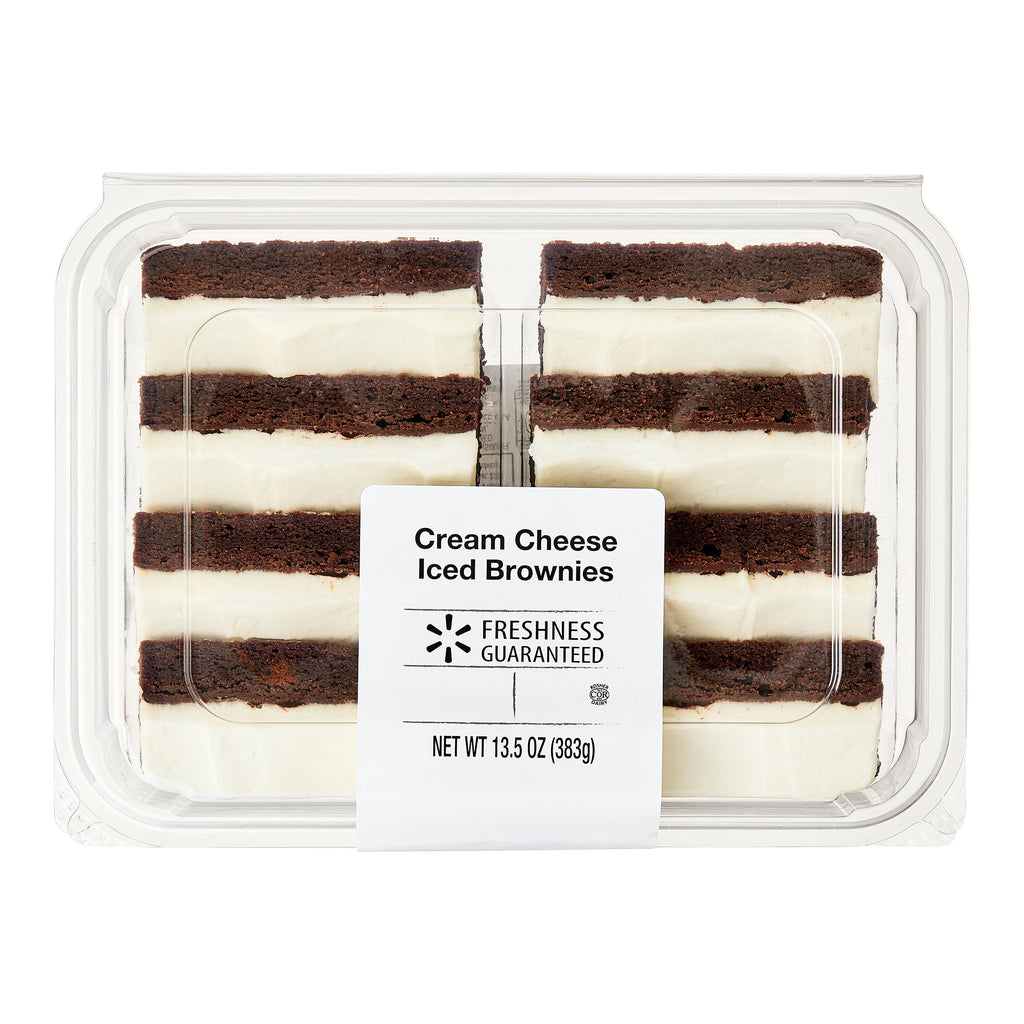 Cream Cheese Iced Brownies 13.5 Oz 8 Count Freshness Guaranteed