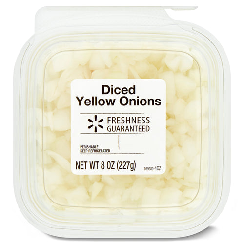 Diced Yellow Onions 8 Oz