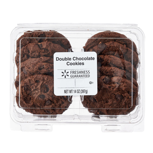 Double Chocolate Bakery Cookies 14 Oz 10 Count Freshness Guaranteed