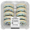 Frosted Sugar Cookies with Blue Frosting 13.5 Oz 10 Count Freshness Guaranteed