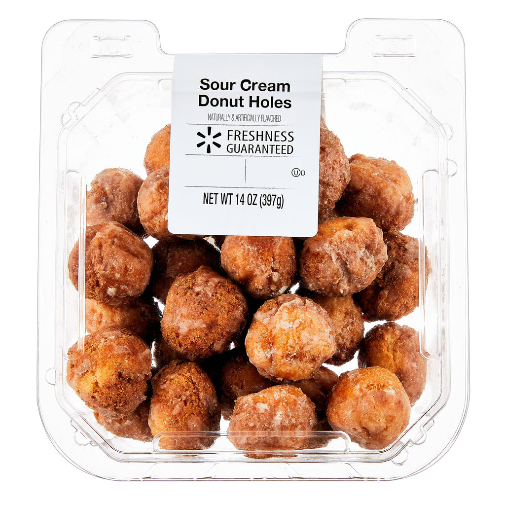 Sour Cream Donut Holes 14 Oz 28 Count Freshness Guaranteed
