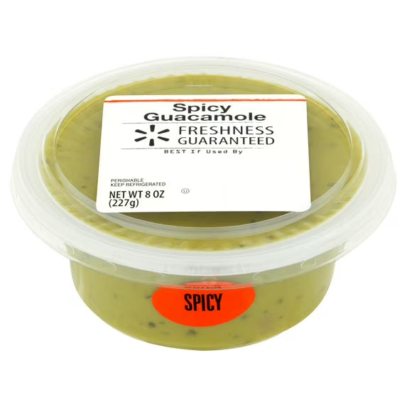 Freshness Guaranteed Spicy Guacamole, 8 oz Tub