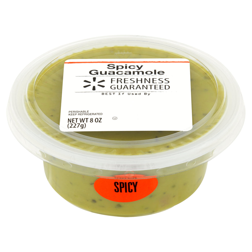 Freshness Guaranteed Spicy Guacamole 8 Oz Tub
