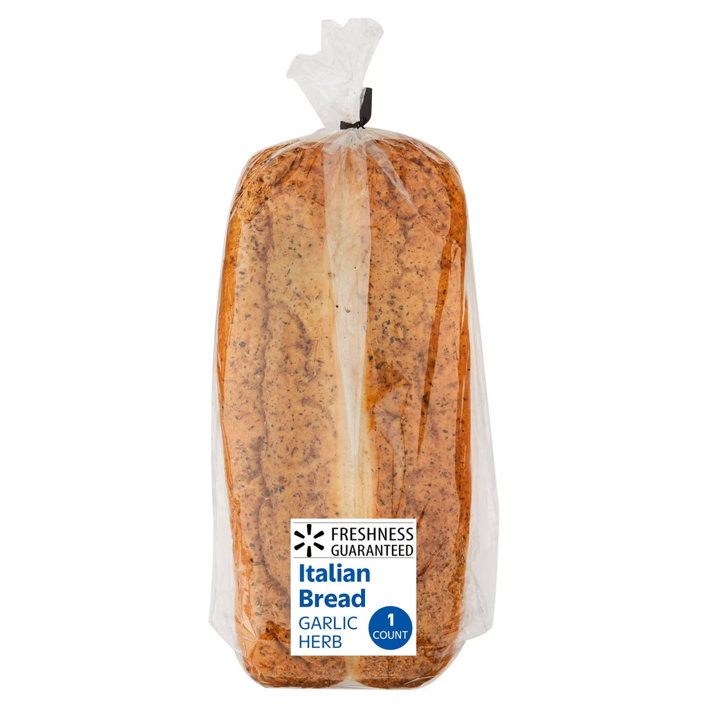 Italian Garlic Herb Bread Loaf 14 Oz 1 Count Freshness Guaranteed