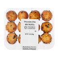 Mini Chocolate Chip Muffins 11.8 Oz 12 Count Freshness Guaranteed