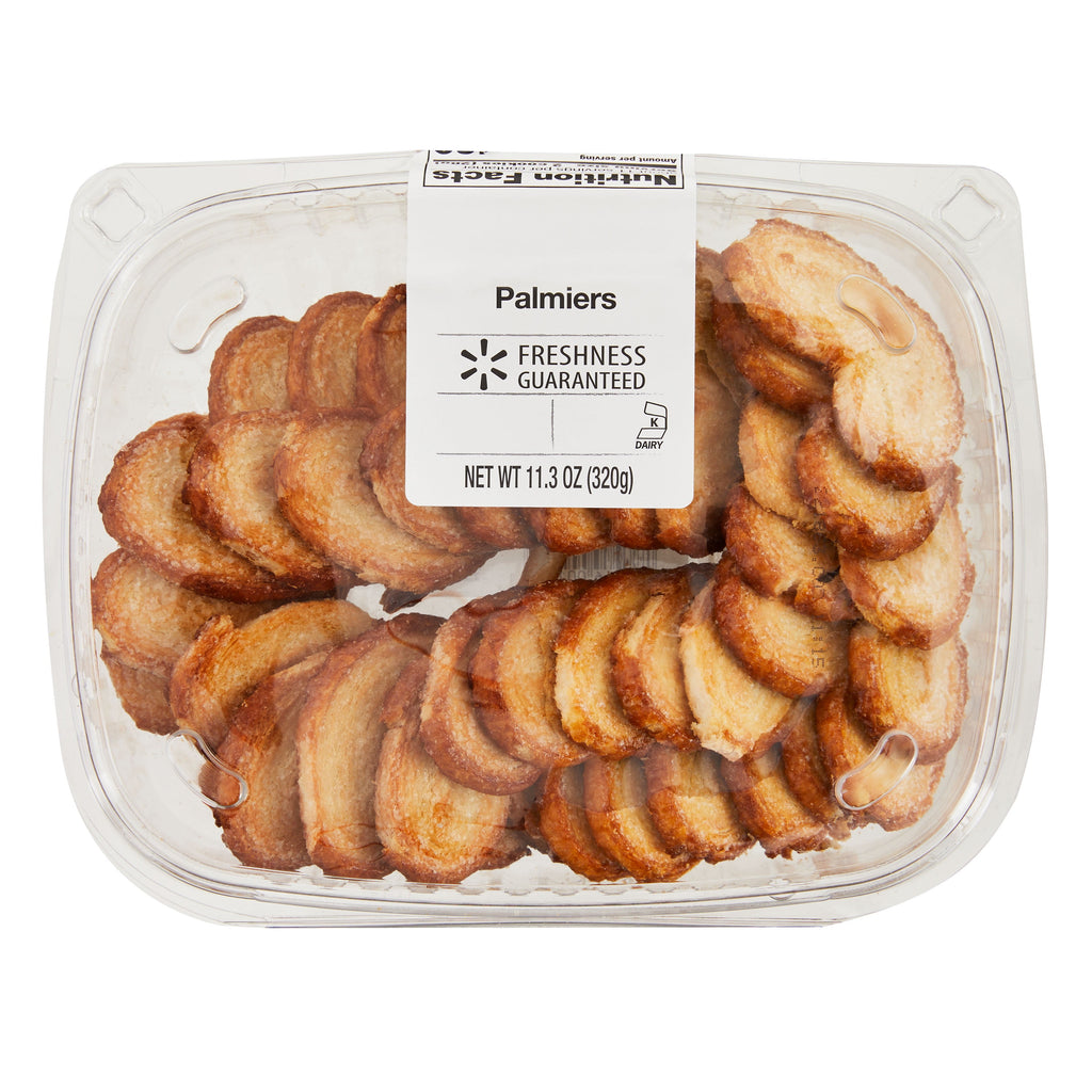 Mini Baked Palmiers 11.3 Oz 22 Count Freshness Guaranteed