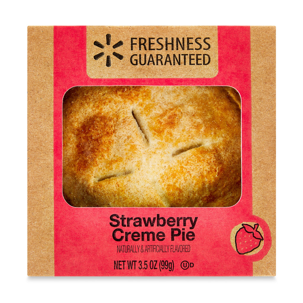 Mini Strawberry Creme Pie 3.5 Oz 1 Count Freshness Guaranteed