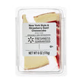 New York Style & Strawberry Swirl Cheesecake 6 Oz 2 Slices Freshness Guaranteed