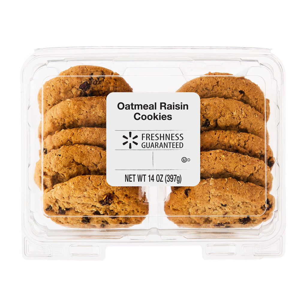 Oatmeal Raisin Cookies 14 Oz 10 Count Freshness Guaranteed