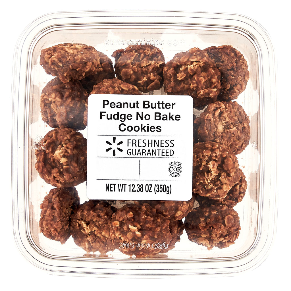 Peanut Butter Fudge No Bake Cookies 12.38 Oz 22 Count Freshness Guaranteed