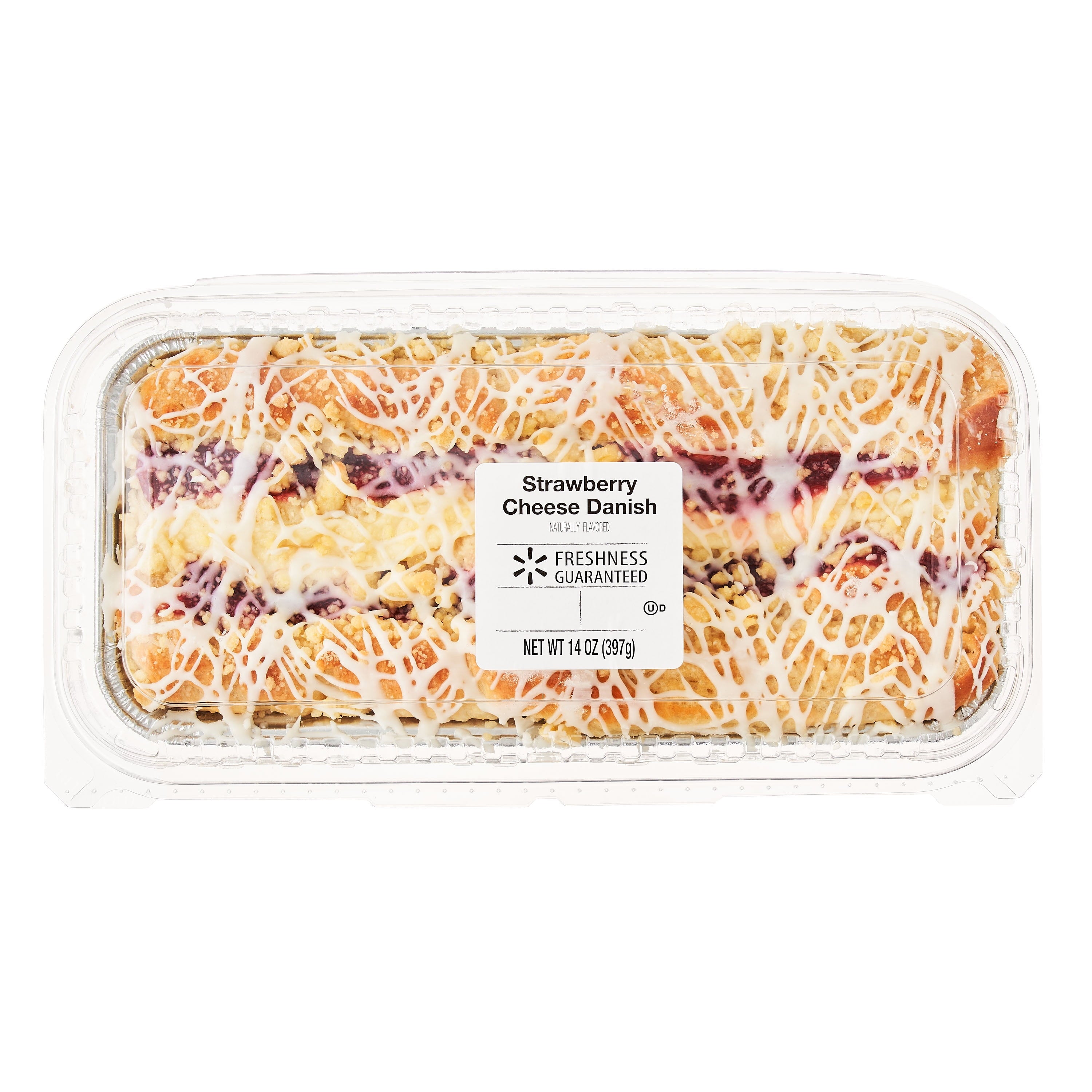 Strawberry Cheese Danish Pastry 14 Oz Freshness Guaranteed