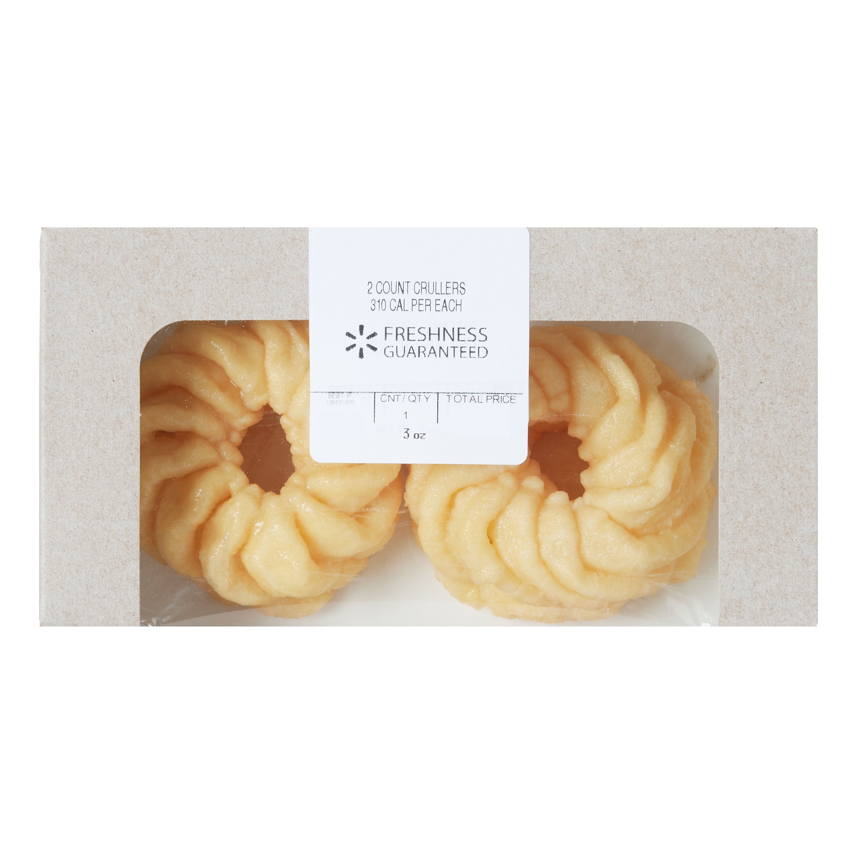 Vanilla Glazed French Crullers 3 Oz 2 Count Freshness Guaranteed