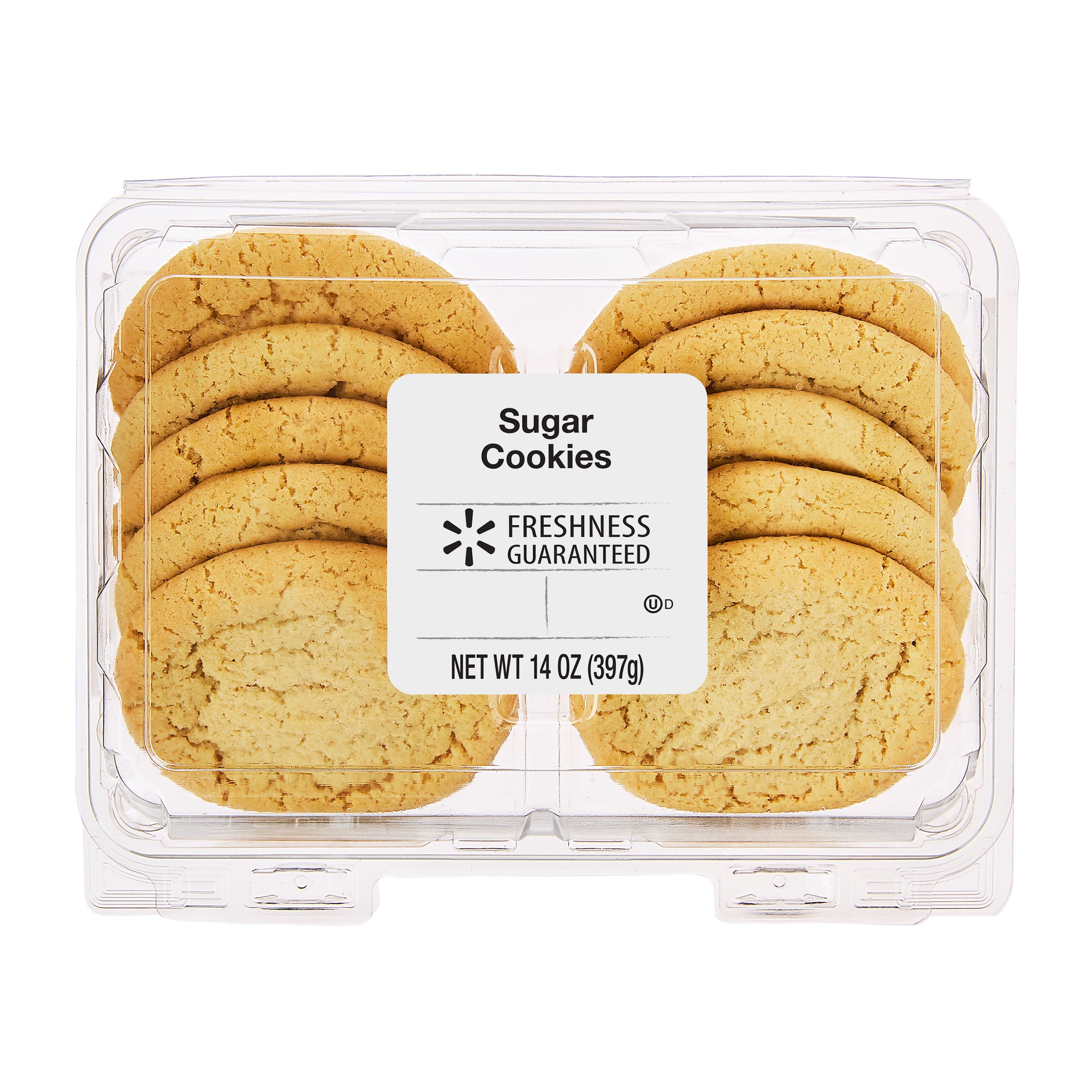 Sugar Baked Cookies 14 Oz 10 Count Freshness Guaranteed