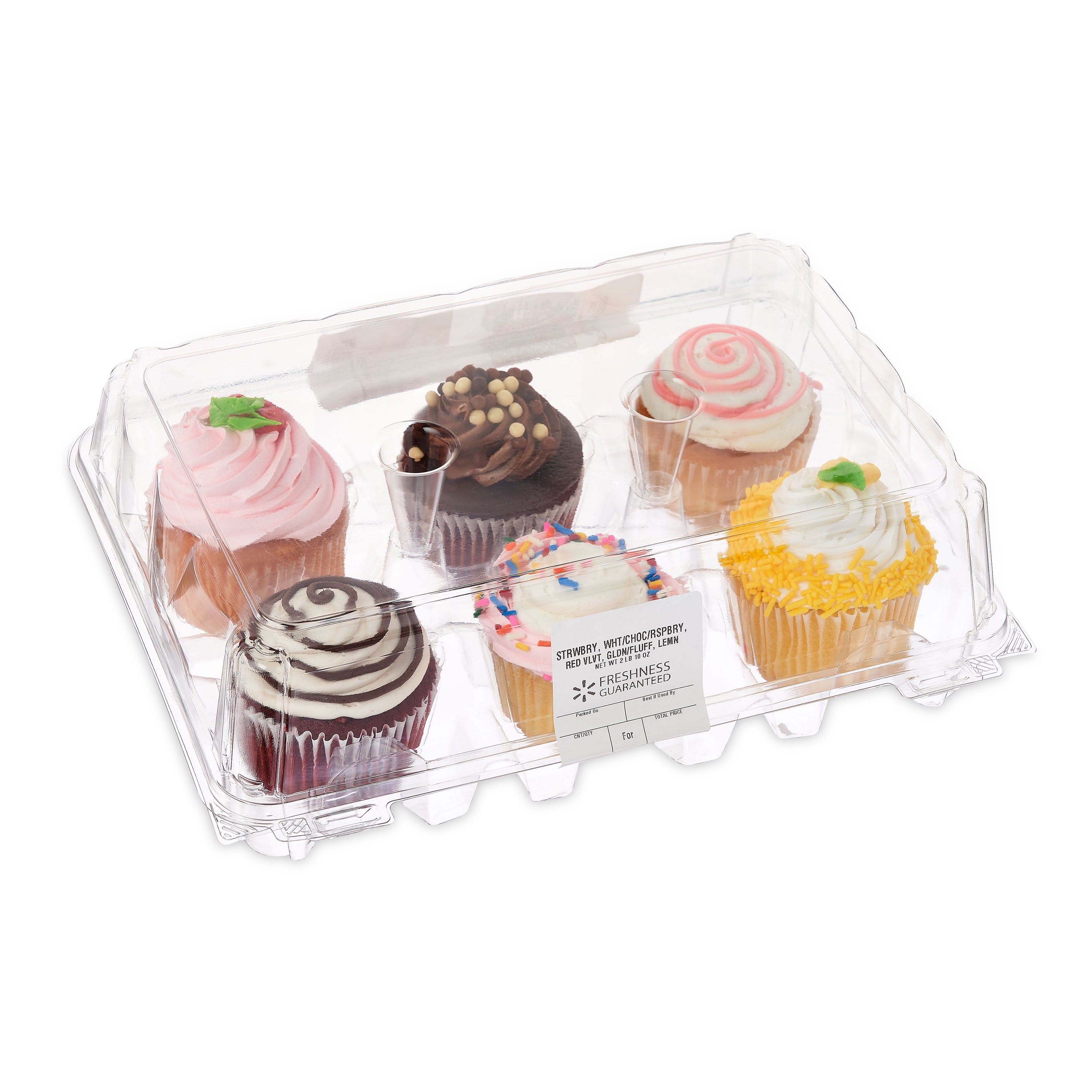 Gourmet Filled Regular Cupcakes 26 Oz 6 Count Freshness Guaranteed