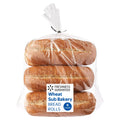 Wheat Sub Rolls 16 Oz 6 Count