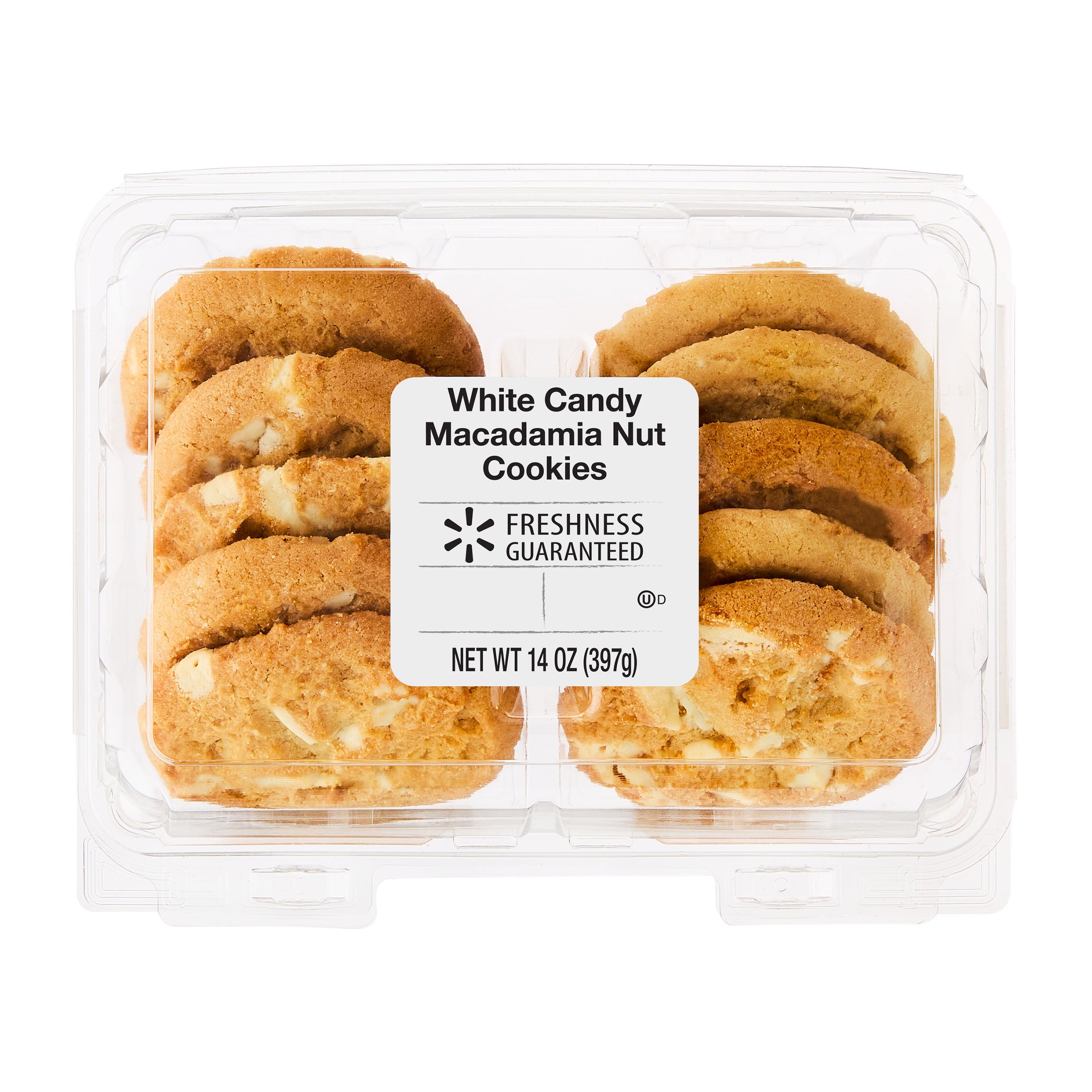 Baked White Candy Macadamia Nut Cookies 14 Oz 10 Count Freshness Guaranteed