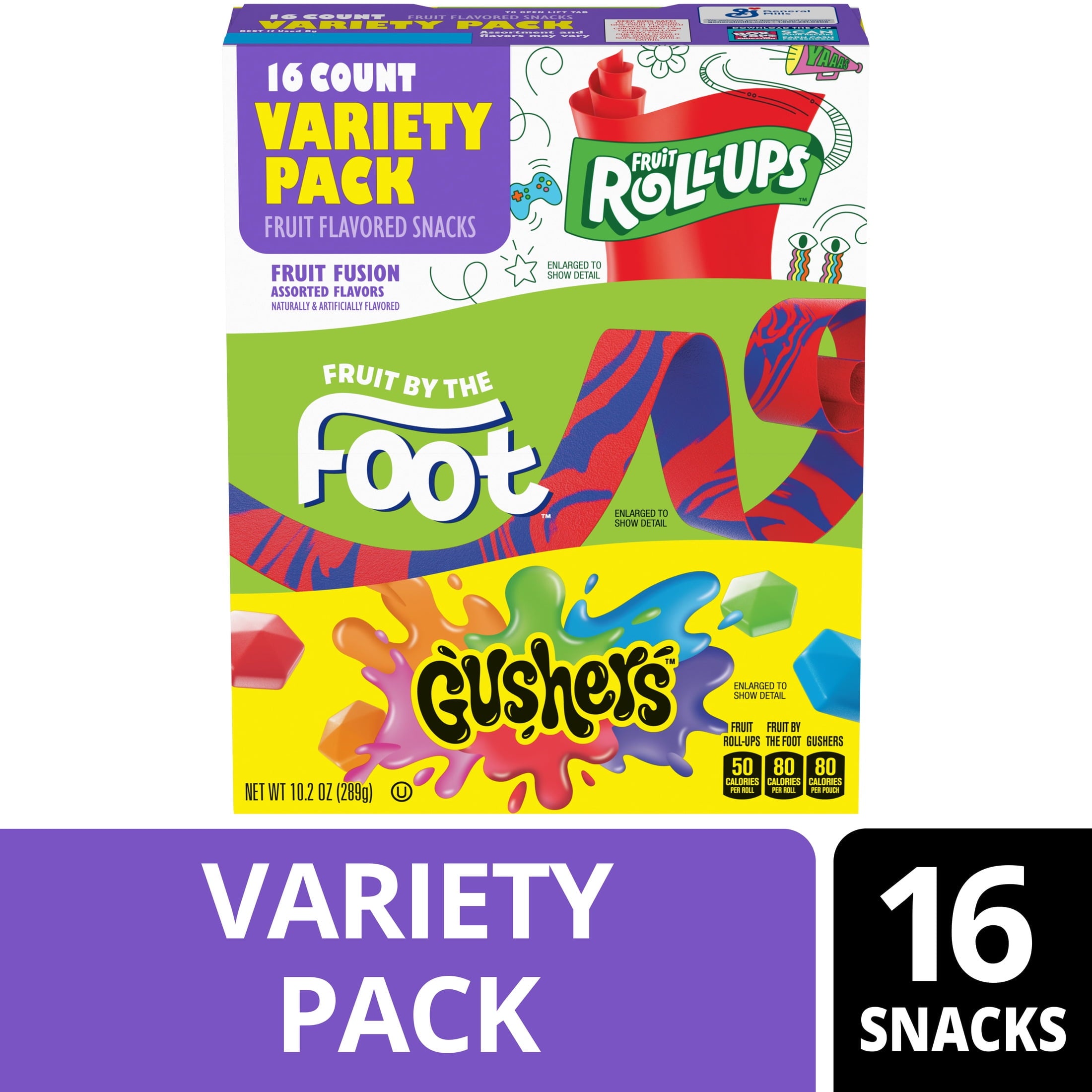 Fruit Snacks Variety Pack 10.2 Oz 16 Count General Mills