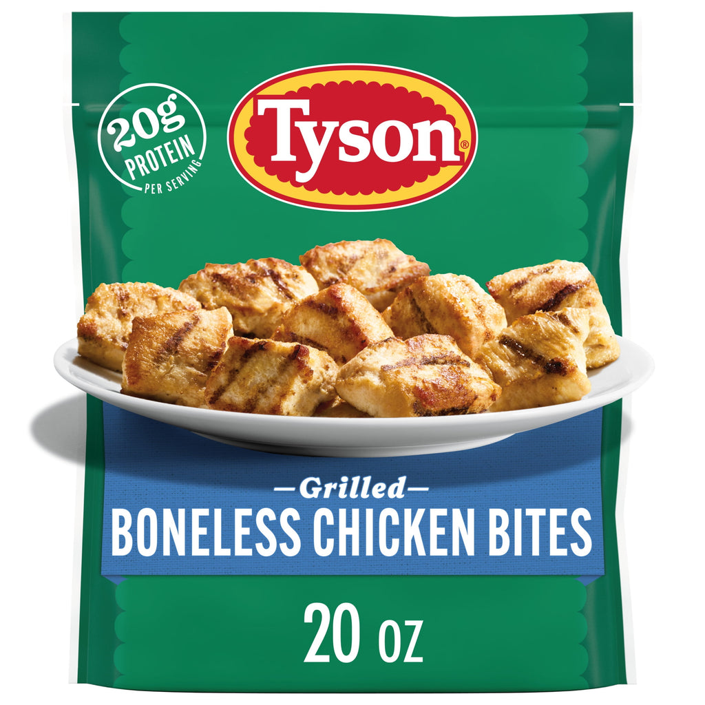 Tyson Grilled Boneless Chicken Bites Frozen 20 Oz