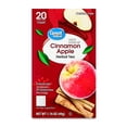 Great Value Cinnamon Apple Herbal Tea Bags Caffeine Free 1.76 oz 20 Count