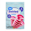 Great Value Swirled Berry Flavored Ice Pops 5 Count 7.9 Oz